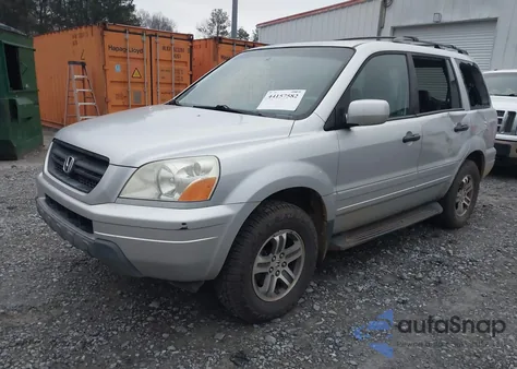 2005 Honda Pilot Ex-L z USA, uszkodzony, nr VIN 2HKYF18785H537640